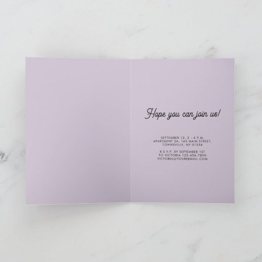 Giant Panda Beer Verjaardagsfeestuitnodiging Bedankkaart (Binnen)