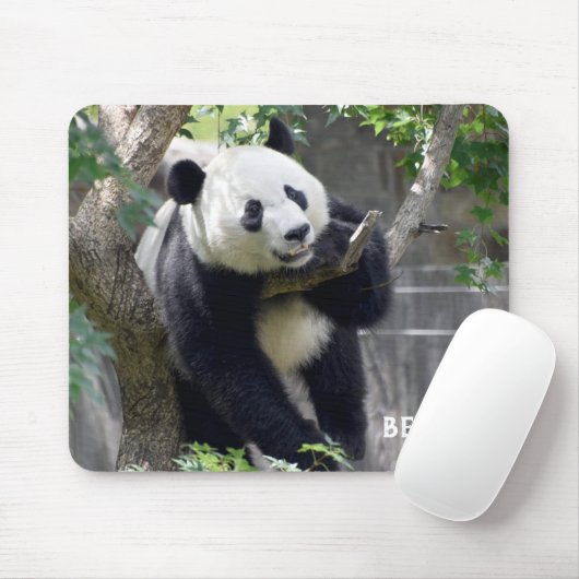 Giant Panda Bei Bei Mousepad Muismat (Met muis)