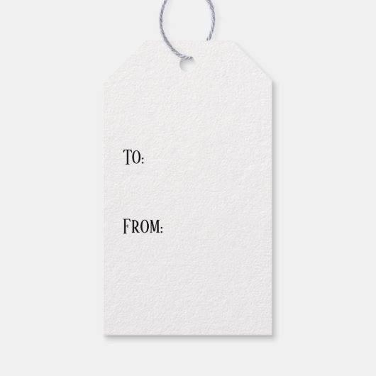 Giant Panda Cadeaulabel (Achterkant)