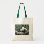 Giant Panda Canvas tas (Voorkant)