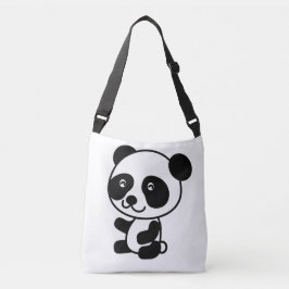 Giant panda crossbody tas