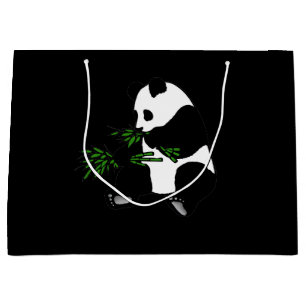 Giant Panda Eats Bamboo Black Groot Cadeauzakje
