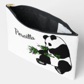 Giant Panda Eats Bamboo Name   Etui (Open)