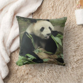 Giant Panda en Baby Panda Sierkussen (Deken)