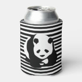 Giant Panda en Stripes Blikjeskoeler (Blikje Voorkant)