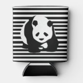 Giant Panda en Stripes Blikjeskoeler (Voorkant)