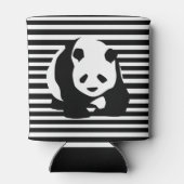 Giant Panda en Stripes Blikjeskoeler (Achterkant)