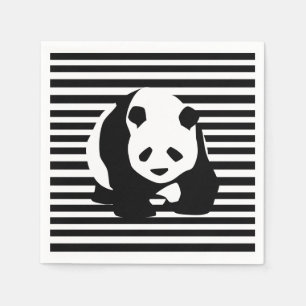 Giant Panda en Stripes Servet
