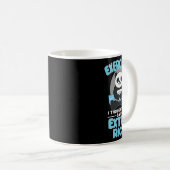 Giant Panda Funny Gym Workout Gezegden Food Fitnes Koffiemok (Voorkant rechts)