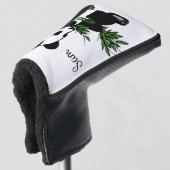 Giant Panda Golf Head Hoesje Golfheadcover (3/4 voorkant)