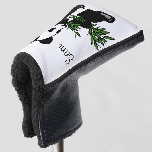 Giant Panda Golf Head Hoesje Golfheadcover (3/4 voorkant)