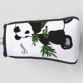 Giant Panda Golf Head Hoesje Golfheadcover (Voorkant)