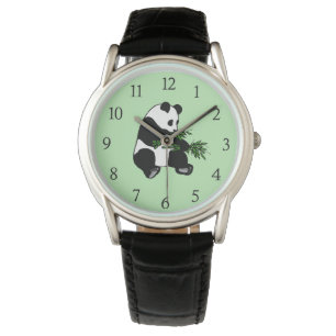 Giant Panda Green Horloge