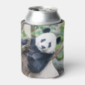 Giant Panda in een Boom-Koelbox Blikjeskoeler (Blikje Voorkant)