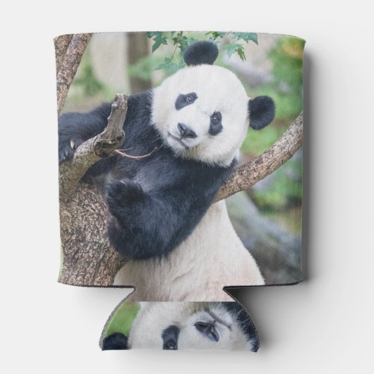 Giant Panda in een Boom-Koelbox Blikjeskoeler (Achterkant)