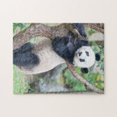 Giant Panda in een boom-puzzel Legpuzzel (Horizontaal)