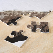 Giant panda in een wilde dierentuinfoto. legpuzzel (Zijkant)