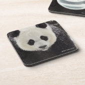 Giant Panda in Snow Bier Onderzetter (Linkerzijde)