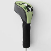 Giant Panda Initiaal Golfheadcover (Schuin)