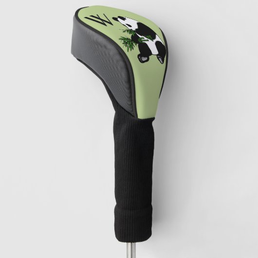 Giant Panda Initiaal Golfheadcover (Schuin)