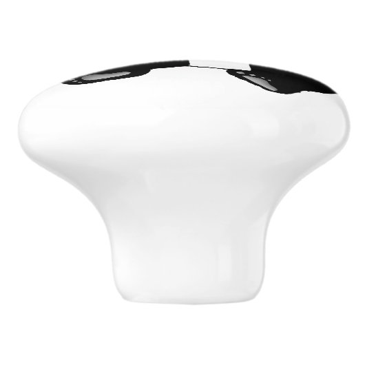 Giant Panda Keramische Knop (Zijkant)