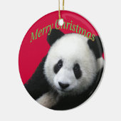 Giant Panda kerstversiering Keramisch Ornament (Links)