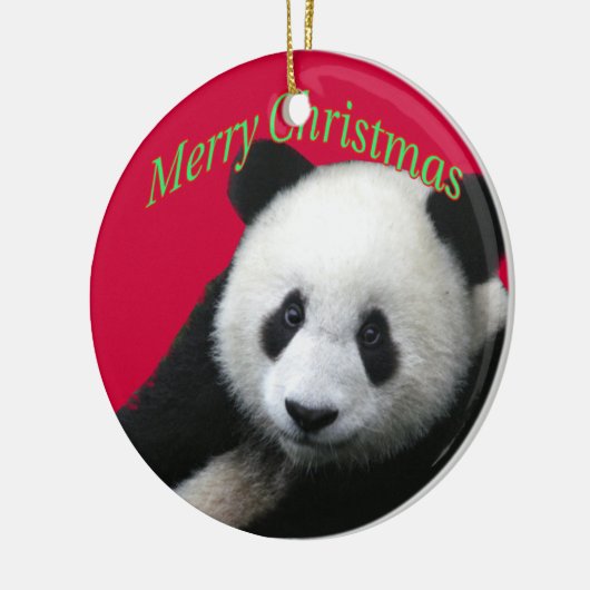 Giant Panda kerstversiering Keramisch Ornament (Links)