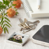 Giant Panda leaning Against Wall Sleutelhanger (Zijkant)
