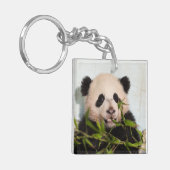 Giant Panda leaning Against Wall Sleutelhanger (Voorkant Links)