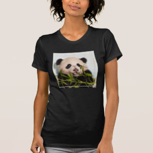 Giant Panda leaning Against Wall T-shirt