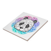 Giant Panda Mandala Tegeltje (Zijkant)