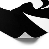 Giant Panda met het Poster van de Tekst (Hoek)