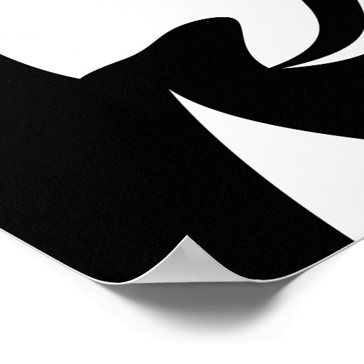 Giant Panda met het Poster van de Tekst (Hoek)