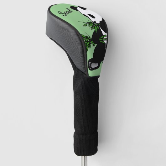 Giant Panda Monogram, naam Groen Golfheadcover
