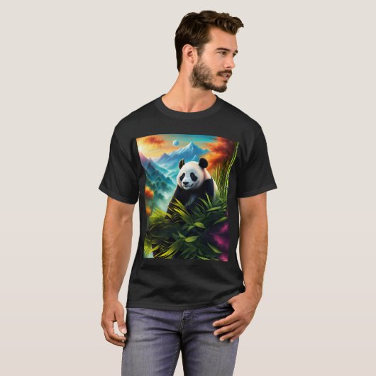 Giant Panda - Mountain Escapades T-shirt (Voorkant volledig)