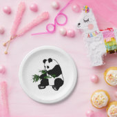 Giant Panda Papieren Bordje (Feest)