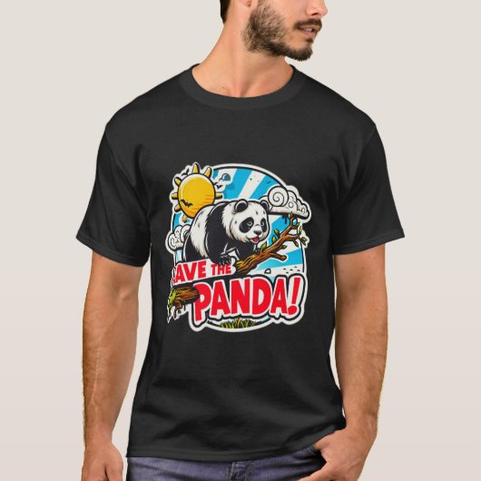 GIANT PANDA-SAVE ME 9 T-SHIRT (Voorkant)