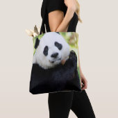 Giant Panda Sitting Tote Bag (Dichtbij)