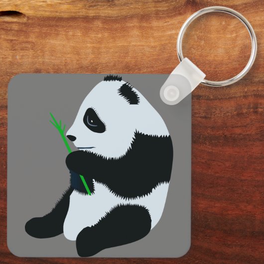 Giant Panda Sleutelhanger (Achterkant)