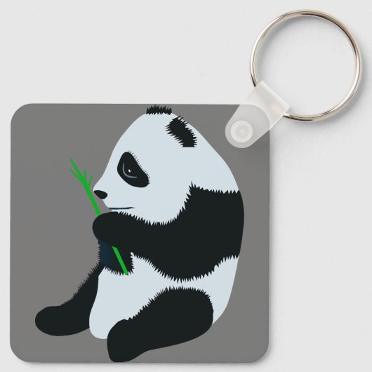 Giant Panda Sleutelhanger (Achterkant)