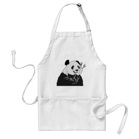 Giant Panda Standaard Schort (Voorkant)