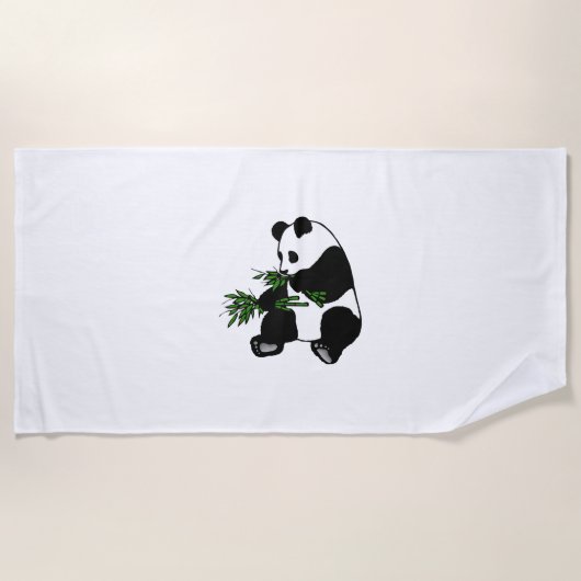 Giant Panda Strandlaken (Voorkant)