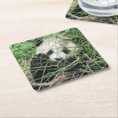 Giant Panda zweert in gras Kartonnen Onderzetters (Schuin)