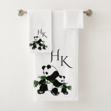 Giant Pandas Monogram