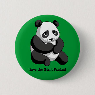 Giant Pandas Ronde Button 5,7 Cm