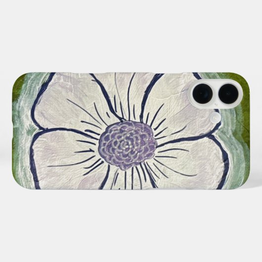 Giant pansy iPhone case (Achterkant (horizontaal))
