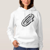 Giant Paperclip Hoodie (Voorkant)