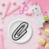 Giant Paperclip Papieren Bordje (Feest)