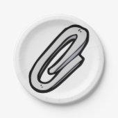 Giant Paperclip Papieren Bordje (Voorkant)