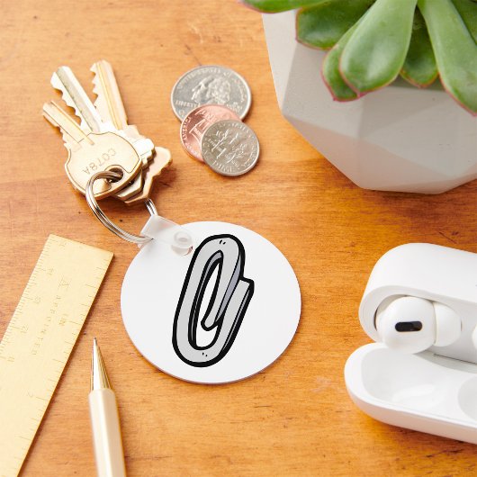 Giant Paperclip Sleutelhanger